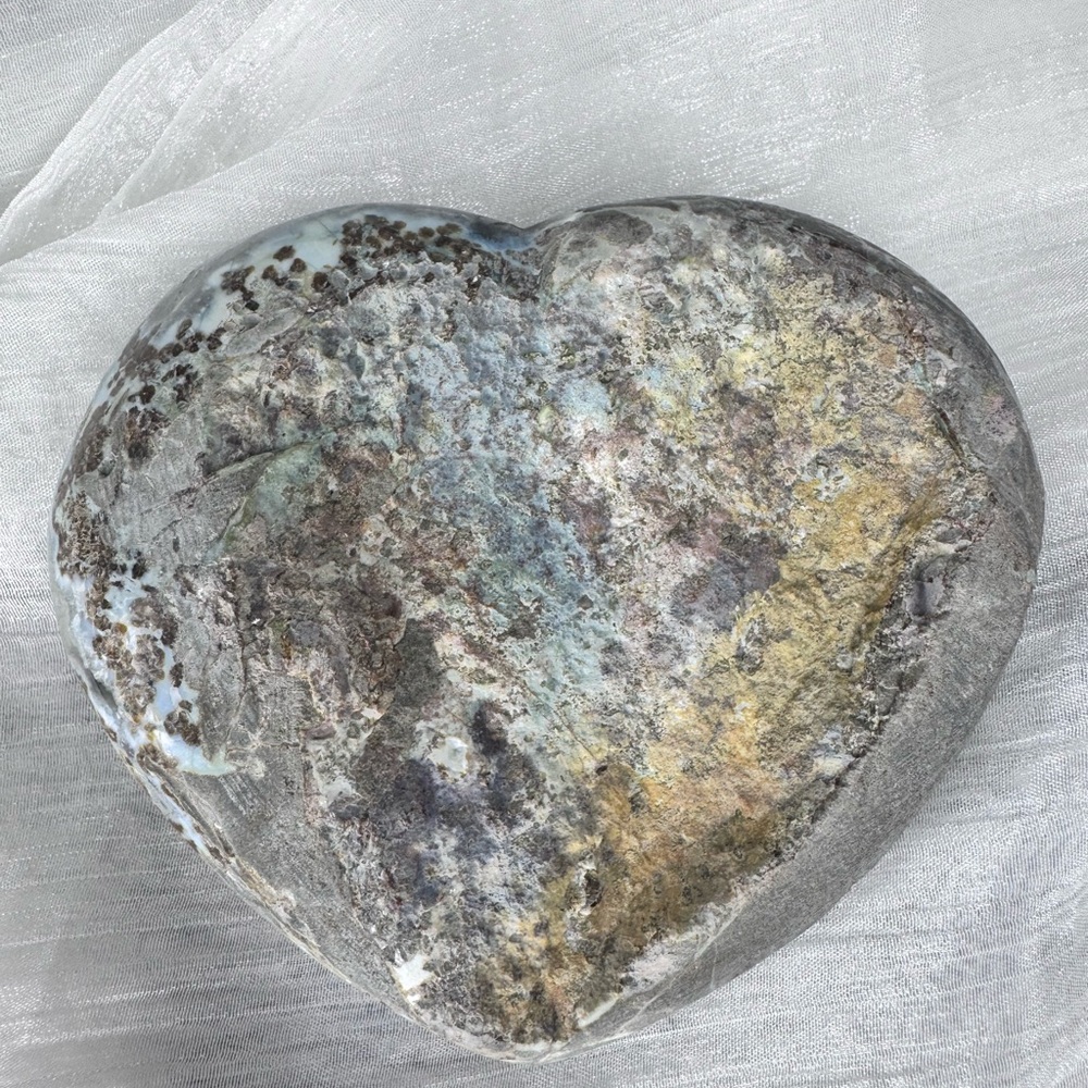 Uruguay Pink Amethyst Agate Druzy Heart ❤️ - Picture 10 of 10
